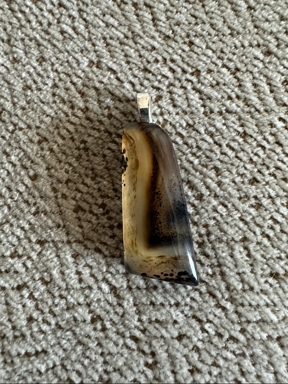 Montana agate necklace pendant